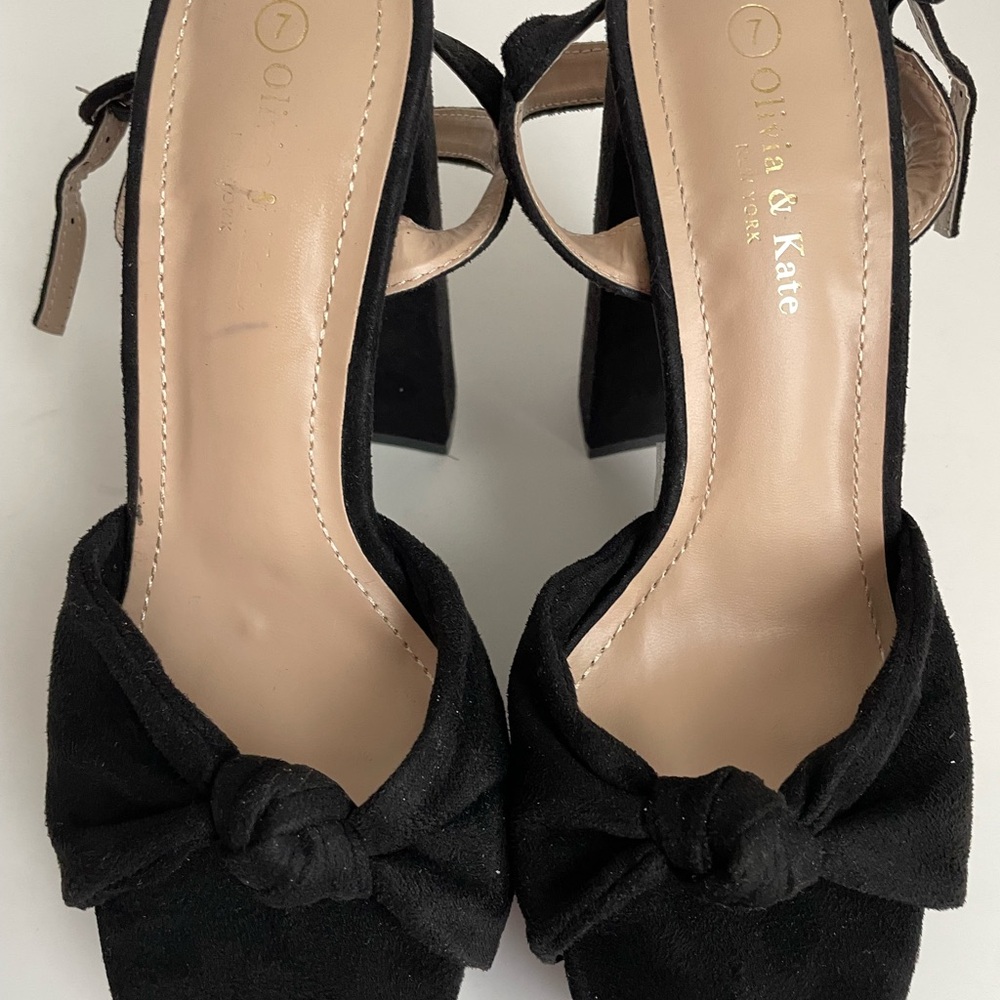 BLACK HEEL SANDALS SIZE
7. - Picture 3 of 12